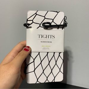 NEW Nordstrom Black Tights Size S/M Fishnet tights